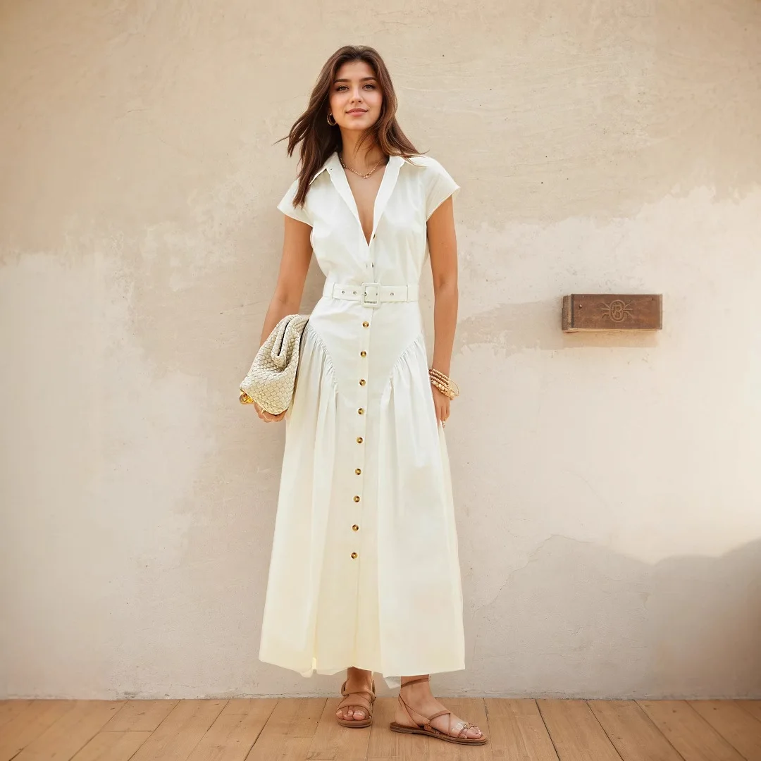 

Новое женское вечернее платье без рукавов с лацканами, пэчворком, поясом, однобортное, повседневное, длинное, для вечеринок