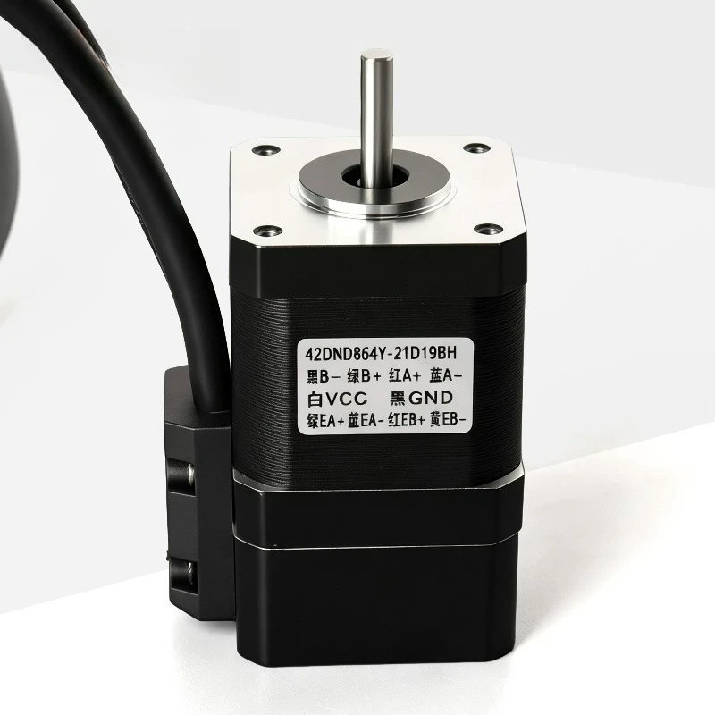 42x42x48+20mm 0.55Nm 24VDC 2 Phase Hybrid Nema 17 Closed Loop Stepper Motor with 1000 Lines Encoder CE ROHS Certified