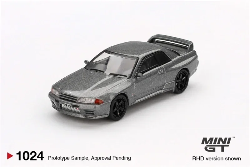 

[Предпродажа] MINI GT 1:64 Skyline R32 CRS версия темно-металлическая серая литая под давлением модель автомобиля