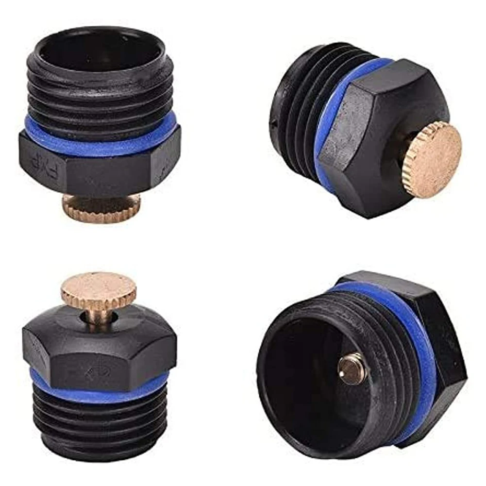 Black Excellent Service Life Misting Sprinkler Microspray Nozzle Aperture 0.2mm Spray 360 Degrees Volume Flow 140