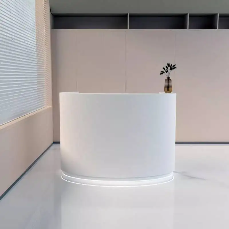 ديكور صغير مكاتب الاستقبال تخزين الخروج أدراج الزاوية مكاتب الاستقبال الكلاسيكية الفاخرة أثاث مكتب الاستقبال Mostrador #3