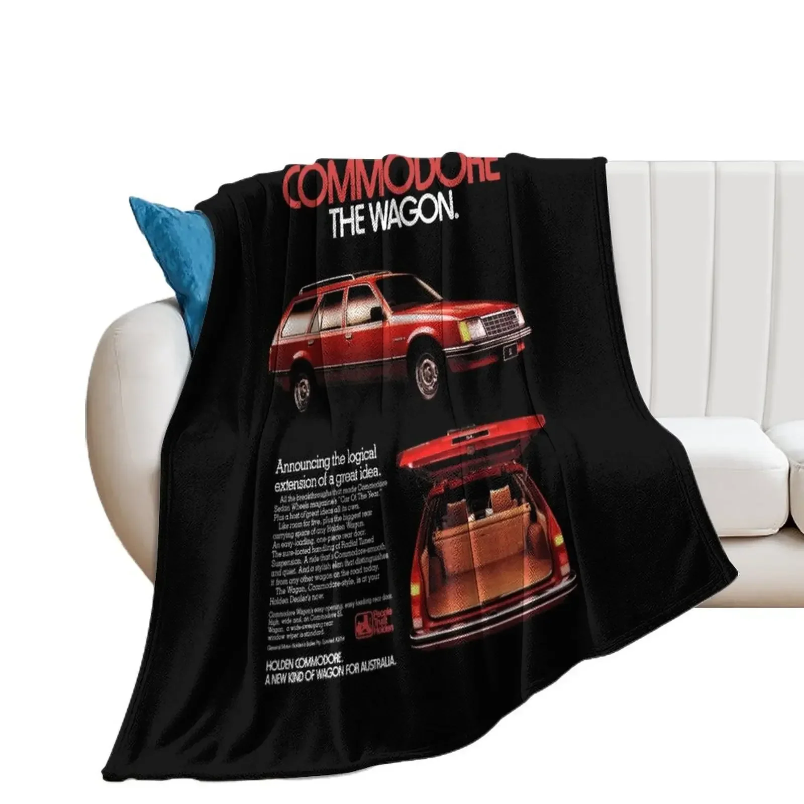 HOLDEN COMMODORE Throw Blanket Baby Loose Blankets