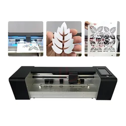Camera Automatic Film Cutting Machine Engraving Lettering Coding Tools A380 Edge Router Die Cutter Feeder For A3 Paper 1000MM/S