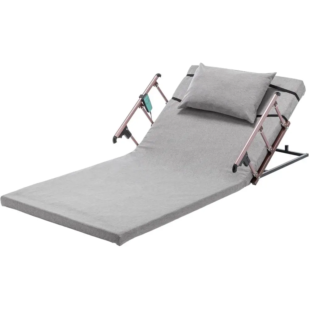 

Adjustable Bed Backrest, 4-68° Tilt for Comfortable Reading and Sleep, Folding Rails, Ideal for Elderly and Pregnant Support