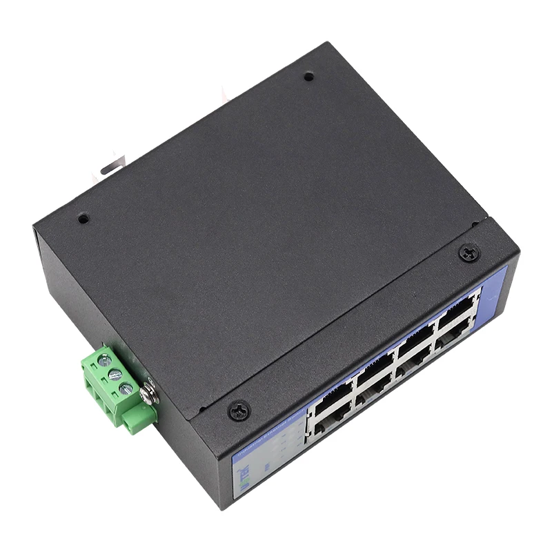 UOTEK 8-port Gigabit Unmanaged Ethernet Switch Industrial Grade  DIN-rail Switch UT-6405GCA