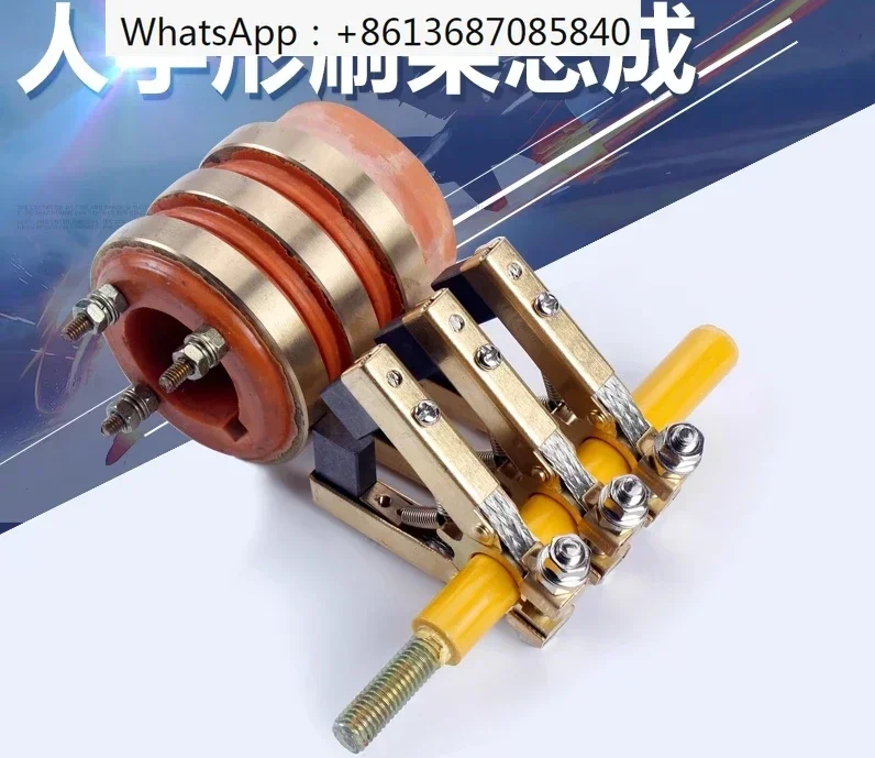 2 Way 3 Way 4 Way Collector Ring Assembly Conductive Slip Ring Copper Carbon Brush Holder Packer Seals Return Copper Ring