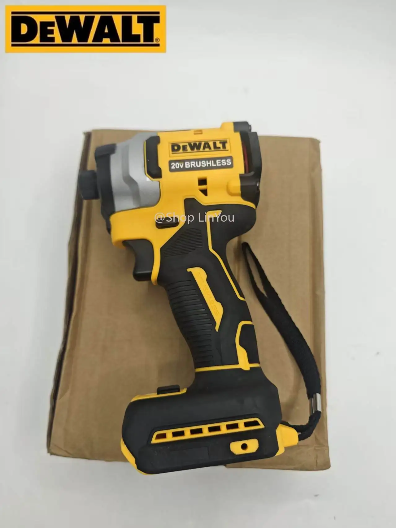 DEWALT new DCF850 20V Rechargeable Electric Screwdriver, Compact Brushless High Torque Cordless Impact Driver