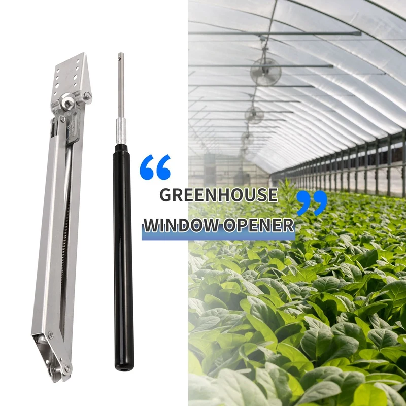 Automatic Aluminum Alloy Greenhouse Window Opener Roof Vent Autovent Solar Heat Sensitive Automatic Greenhouses Window Opener