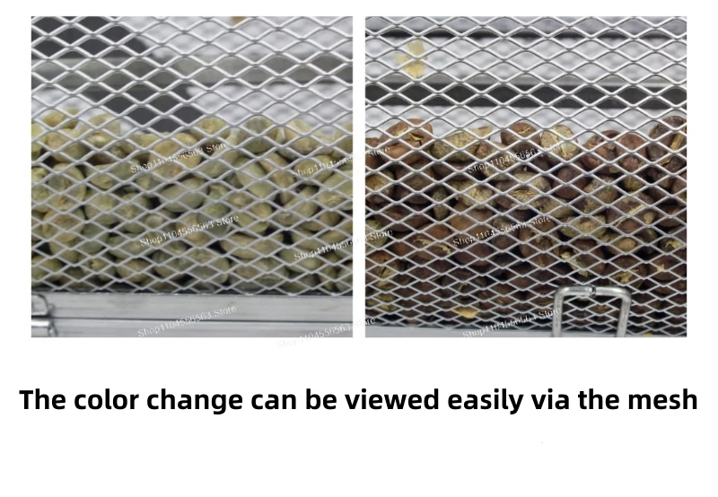 Uso manual ou uso elétrico máquina de cozimento torrador de nozes de grãos de café de aço inoxidável