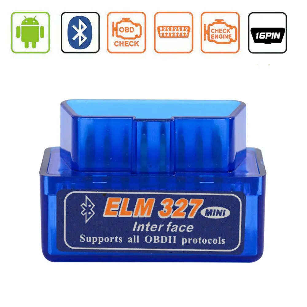 

mini Bluetooth ELM327 Android Car Scanner OBD II 2 Auto Diagnostic Scanner tool Code Reader