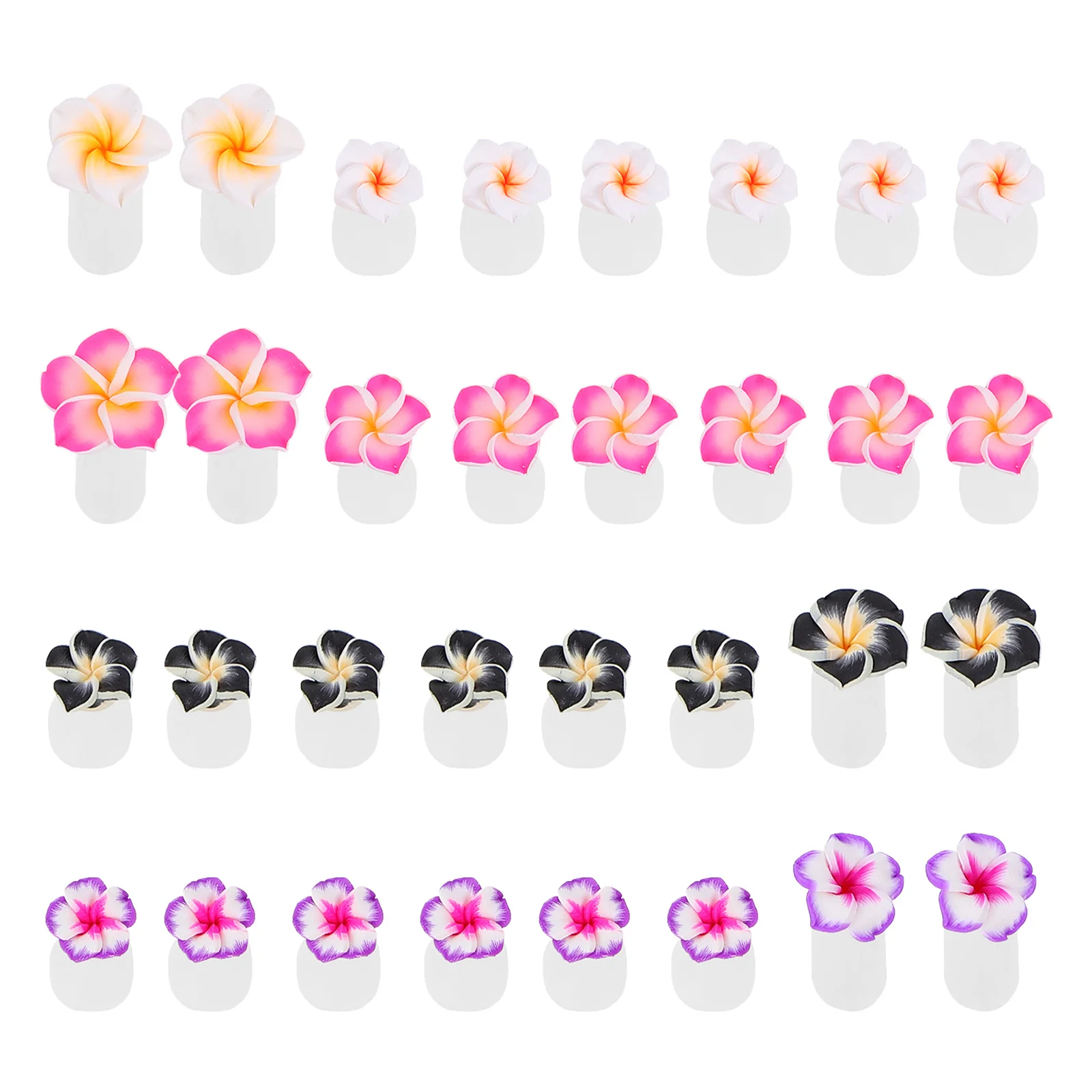 32 pz Separatori per dita dei piedi Separatore per smalto in silicone Strumento per pedicure per forniture per salone di nail art Divisore per piedi Riutilizzabile Lavabile