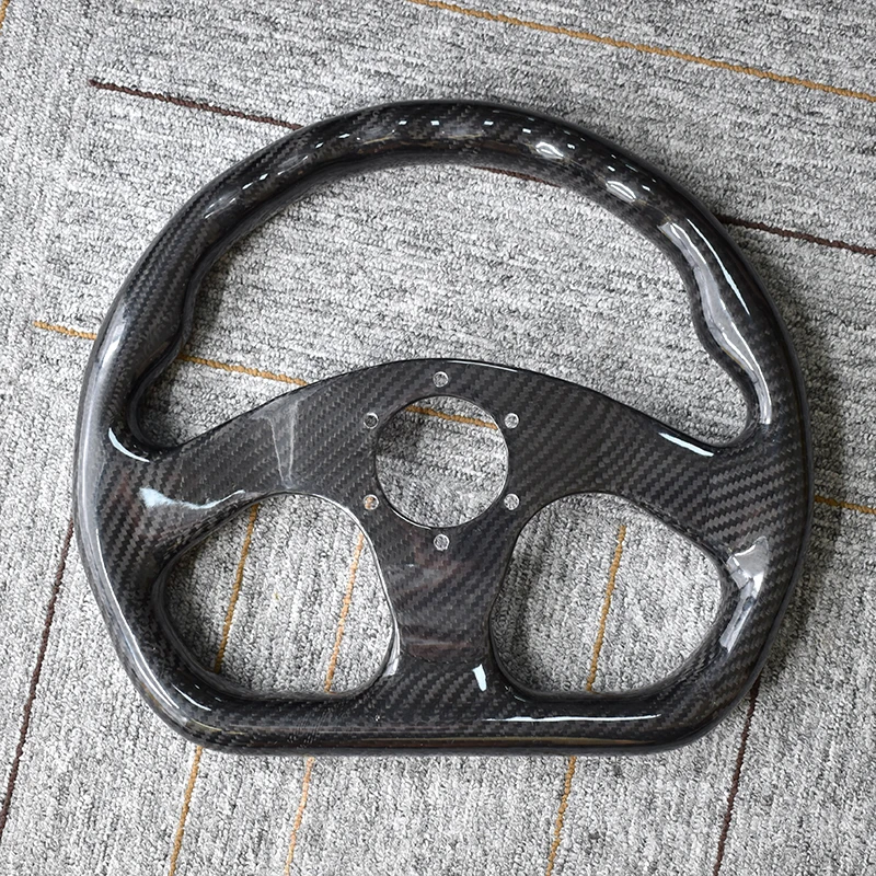 Universal 12.6 Inch Genuine Carbon Fiber Racing Sport Steering Wheel Diameter 320mm