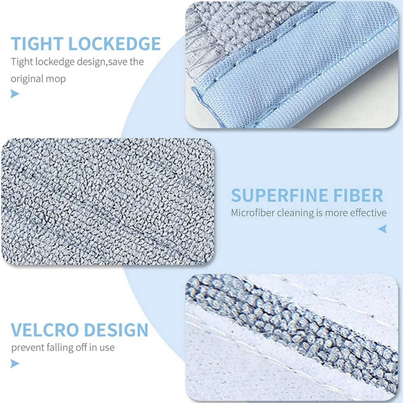 12 Pack Vacuum Replacement Mop Pads For Roborock S7 S7+ T7S Plus Accessories Reusable Wet Microfiber Soft Pad