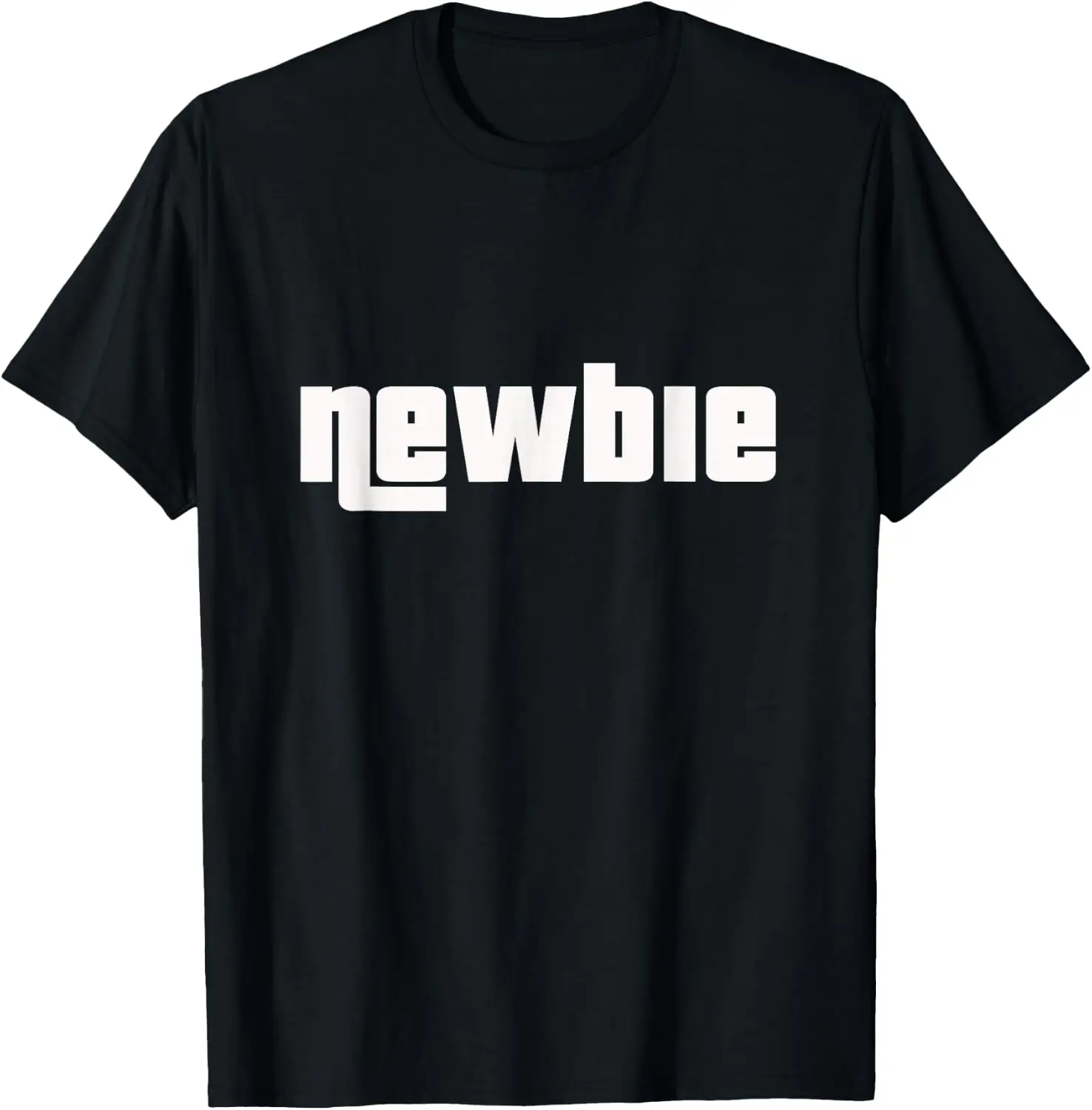 Gamer T-Shirt- Newbie T-Shirt 100% Cotton Trendy Y2K Short-Sleeve Tee – Soft, Quick-Drying, & Moisture-Wicking; Ideal for Sports or Casual Wear; Great Gift for Christmas or Halloween.