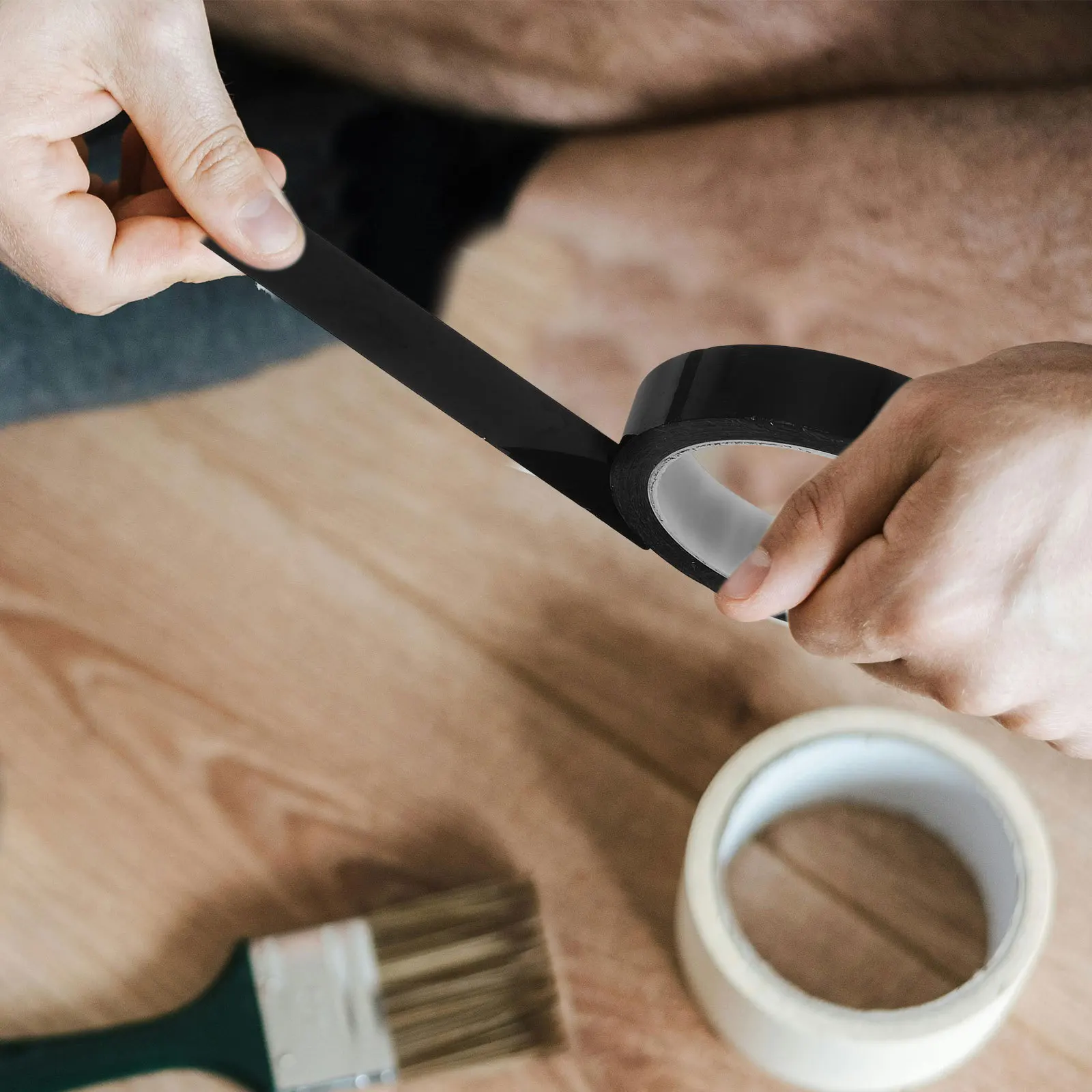 Heat Resistant Light Blocking Tape Waterproof Adhesive For Led Electronics Blackout Film Car Window Trim Auto Blackout