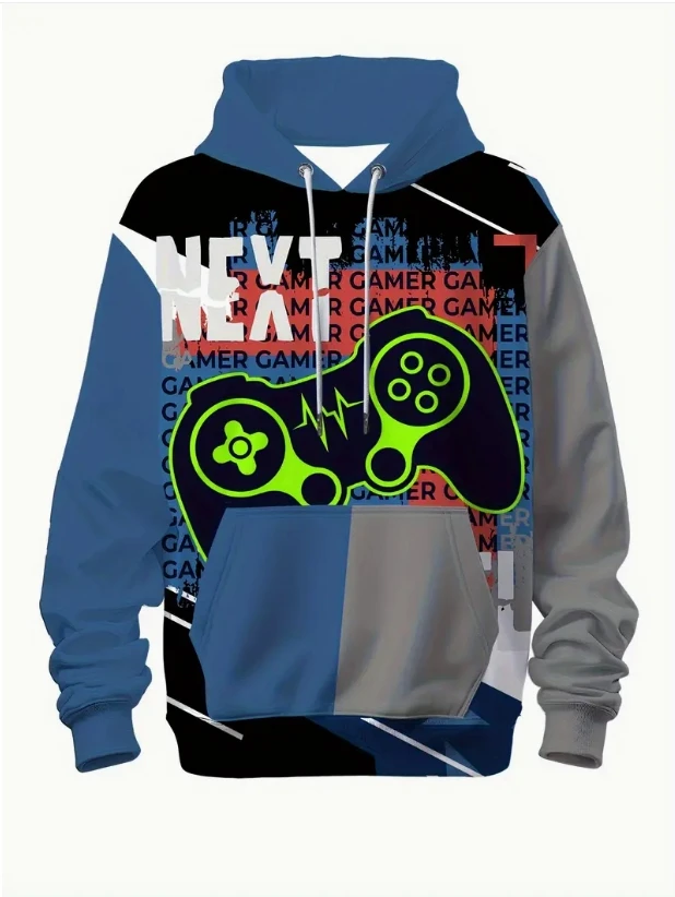 Men's spring and autumn pullover sweatshirts and hoodies are warm, comfortable, fashionable, and easy to wear, new 2025，