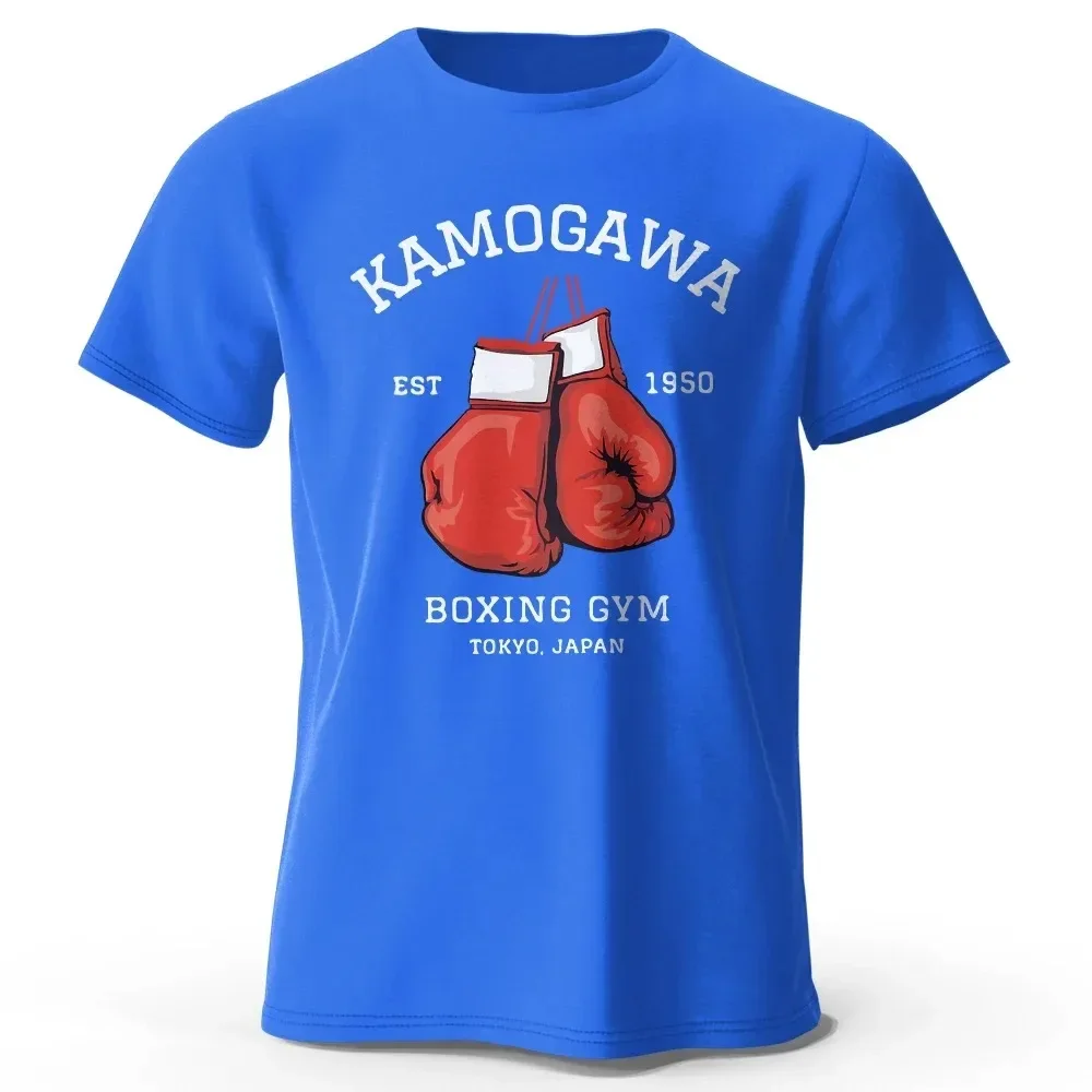 2026 New Hot Summer Streetwear Men Hajime No Ippo Printed Vintage GYM Men's T-Shirt for Men Women Tops Manga Kamagowa Boxing Gym - view 5
