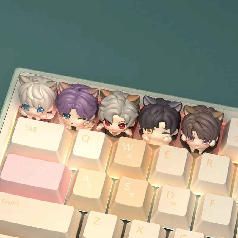 

Love And Deep Space Keycap Key Qin Che Creative Keycap Mechanical Keyboard Cute Shen Xing Keycap