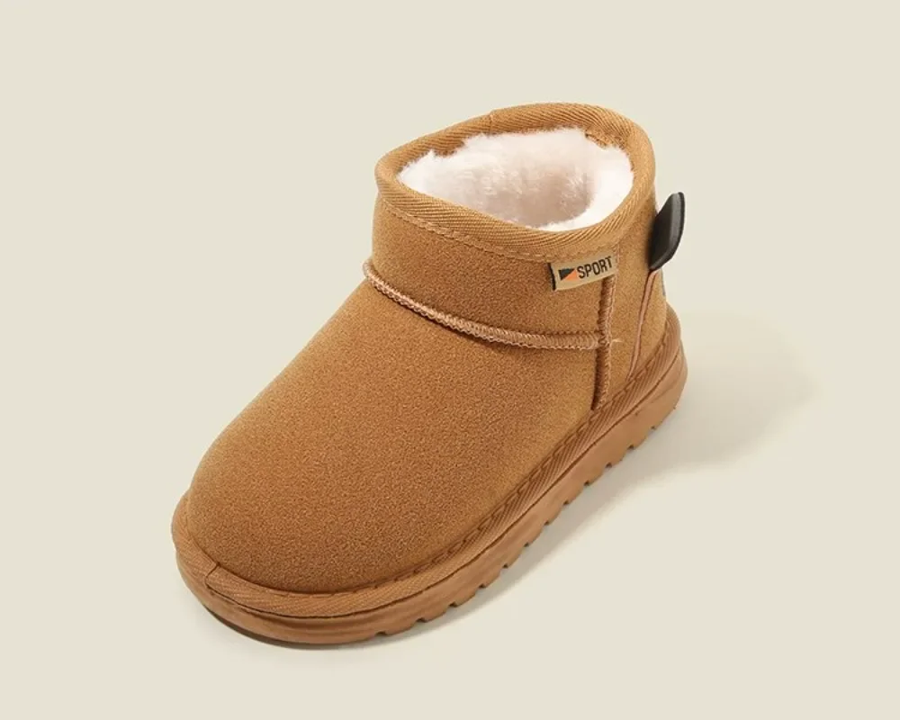 2024 Winte New Fashion Children Casual Shoes Girls Boys Cotton Snow Boots Warm Kids Boots Boy Winter Cotton Shoes Sneakers