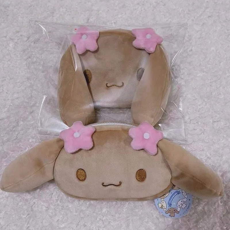 About 10Cm Kawaii Sanrio Mocha Cappuccino Milk Hoodie Collection Plush Stuffed Doll Keychain Student Canvas Bag Suspension Gift view 3
