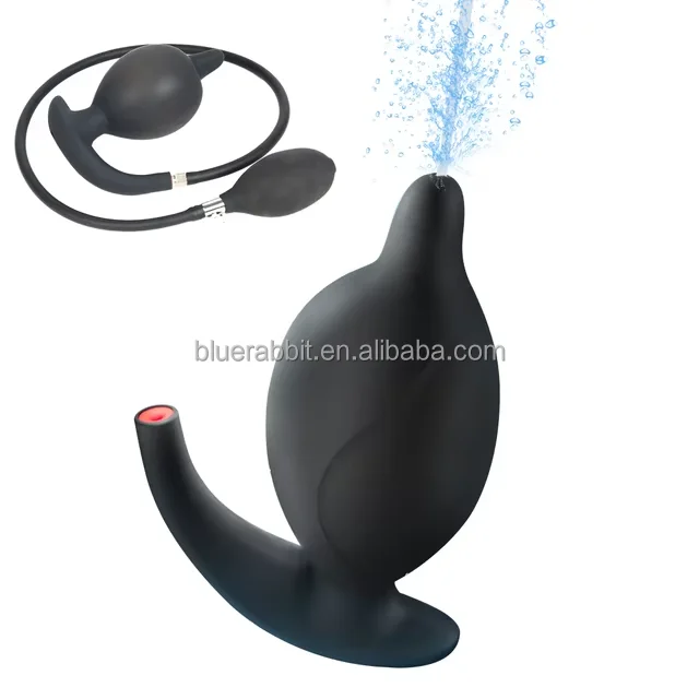 Inflatable Enema Plug Wholesale Reusable Silicone Enema Anal Cleaning Toys for Gay