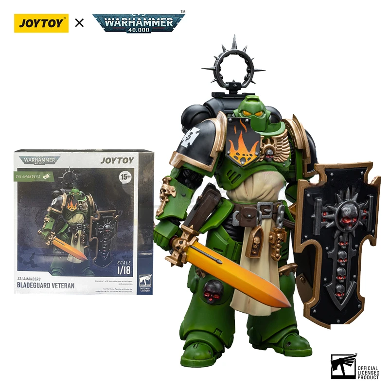 JOYTOY 1/18 Action Figure salamandra White cons Dark Angels Bladeguard Veterans modello Anime