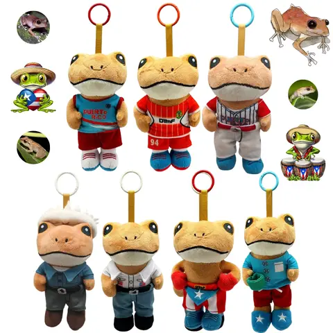 HOT 2026 Puerto Rican Frog Stuffed Animal Bad Bunny El Sapo Concho Plush Toy,Unique Rare kids Xmas Gift for Fans Reggaeton Music
