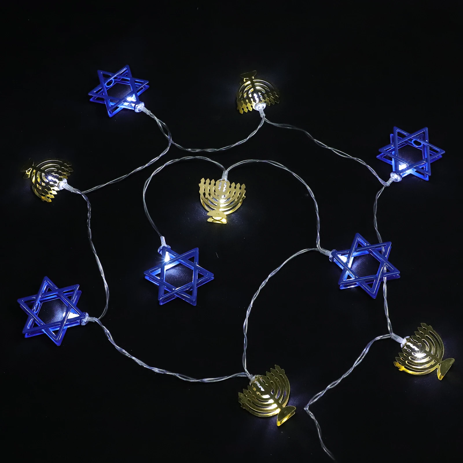 

Batteries Holiday Lighting Decorative Lights Decoration Chanukah Indoor Fairy LED Festival Decorations