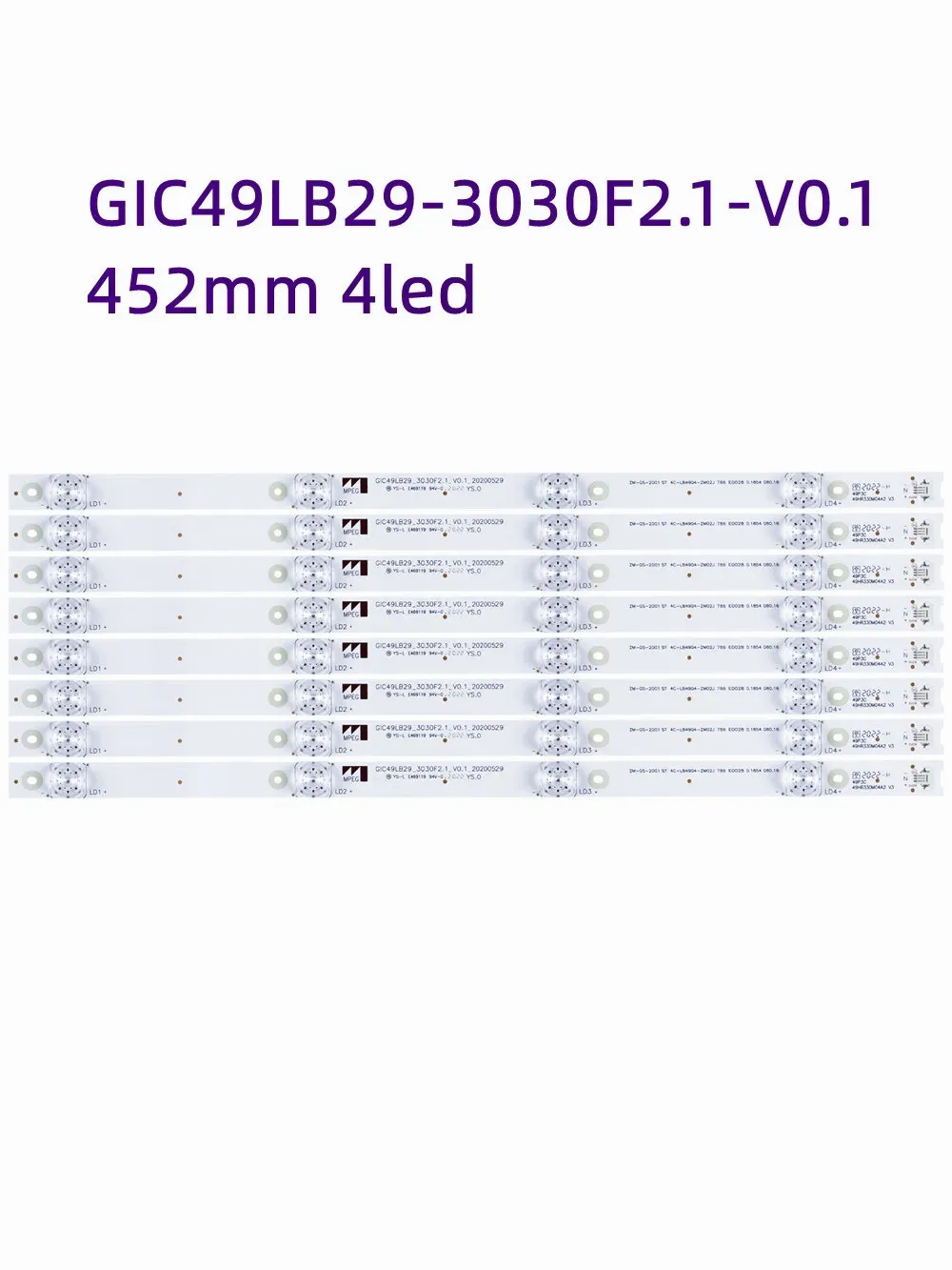 

Светодиодная лента подсветки для 49UD6596 TCL 49P3F L49P3CFS 49P3C D49A620U B49A81S-UD L49P1-UD L49P2-UD