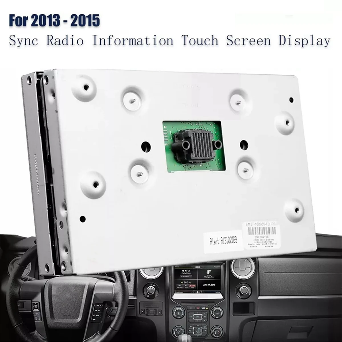 8Inch Sync Radio Information Touch Screen Display for Ford F150 F250 F350 2013-2015 LQ080Y5DZ03