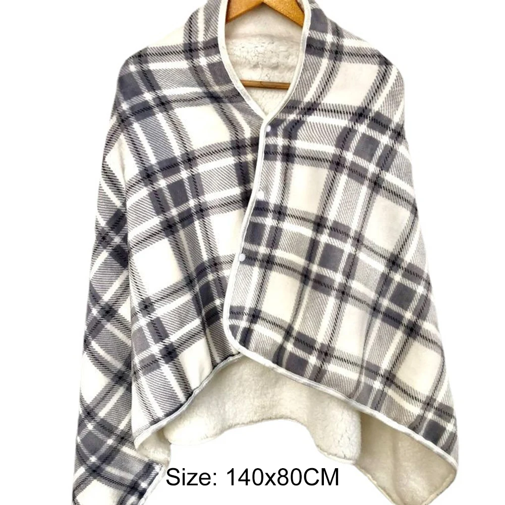 USB Electric Blanket Wearable Warmer Heated Blanket Winter Heated Blanket Mat Shawl Electric Heating Throw Blanket For Home