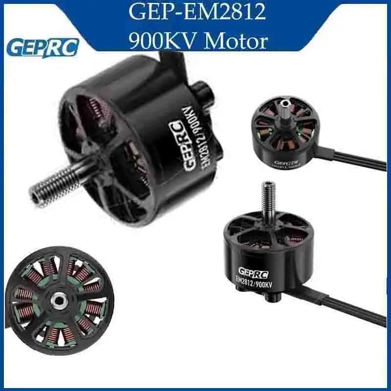 

GEPRC 7-9inch Propeller 7-9 Inch Long Range FPV 900KV 6S LiPo EM2812 2812 MOTOR for FPV Freestyle 7-9inch Long Range Drones DIY