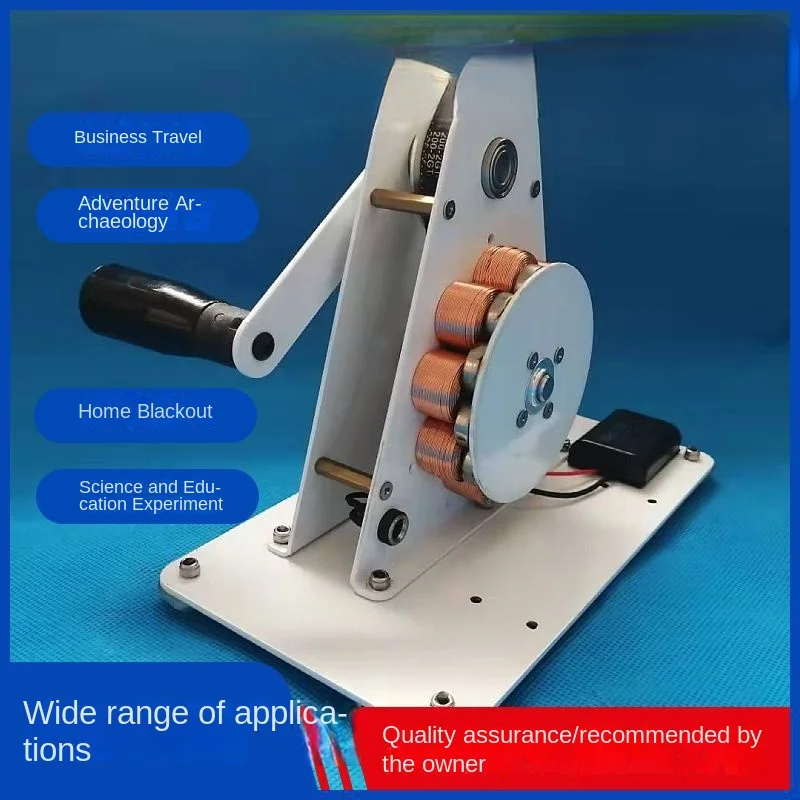 Hand generator, emergency USB charging 12V permanent magnet small power generation