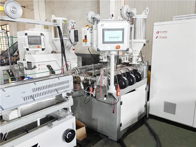 New design tricolor 3D printer filament extruder machine