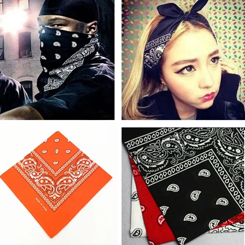 21color Women Men Outdoor Sports Bandana Scarf Headwear Riding Camping Cycling Headscarf Tube Wristband Headband Cool