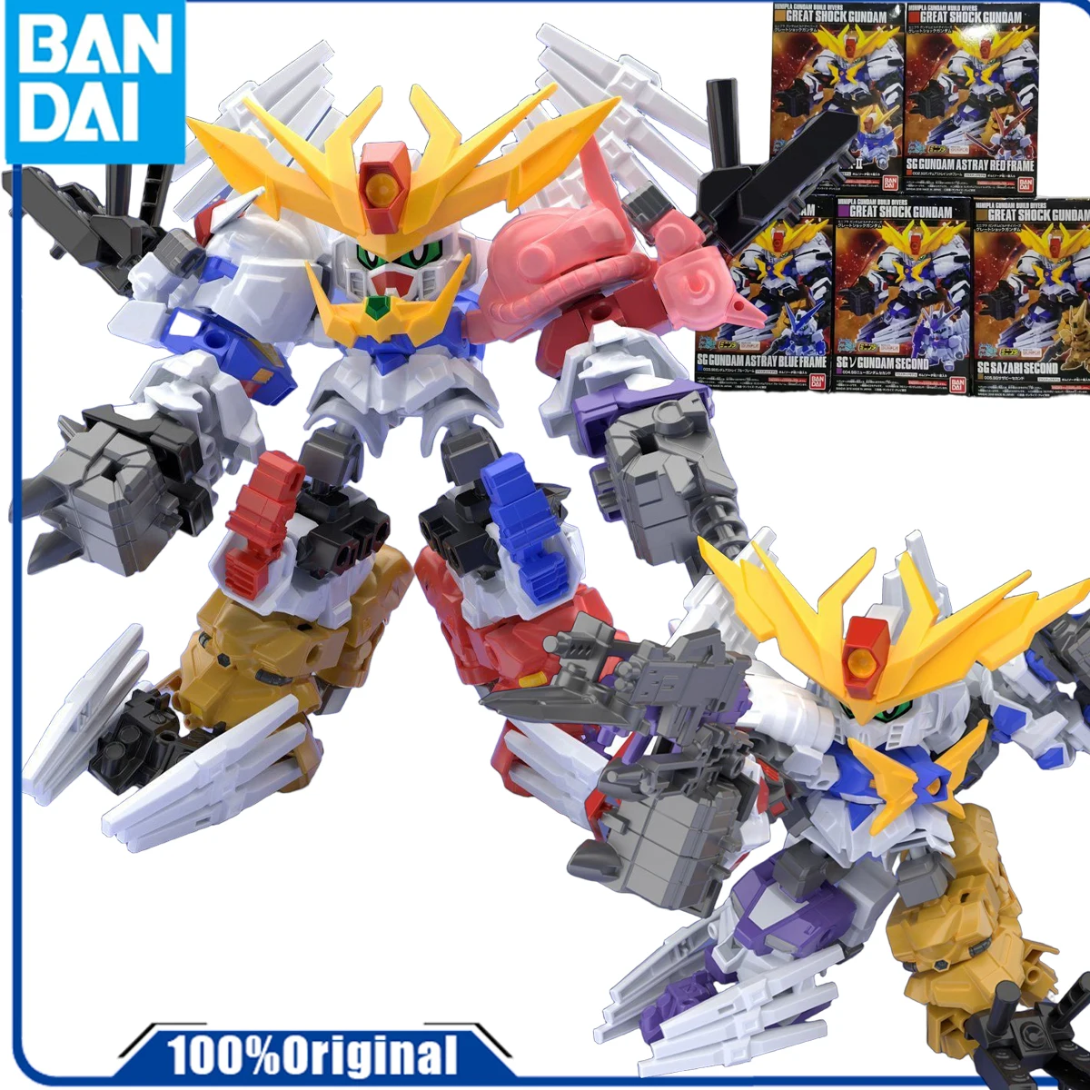 Bandai Genuine Original MINIPLA NORMAL EDITION VICTORY IMPACT GUNDAM VOL.2    Action Figure Toys For Boys Girls Kids Christmas G