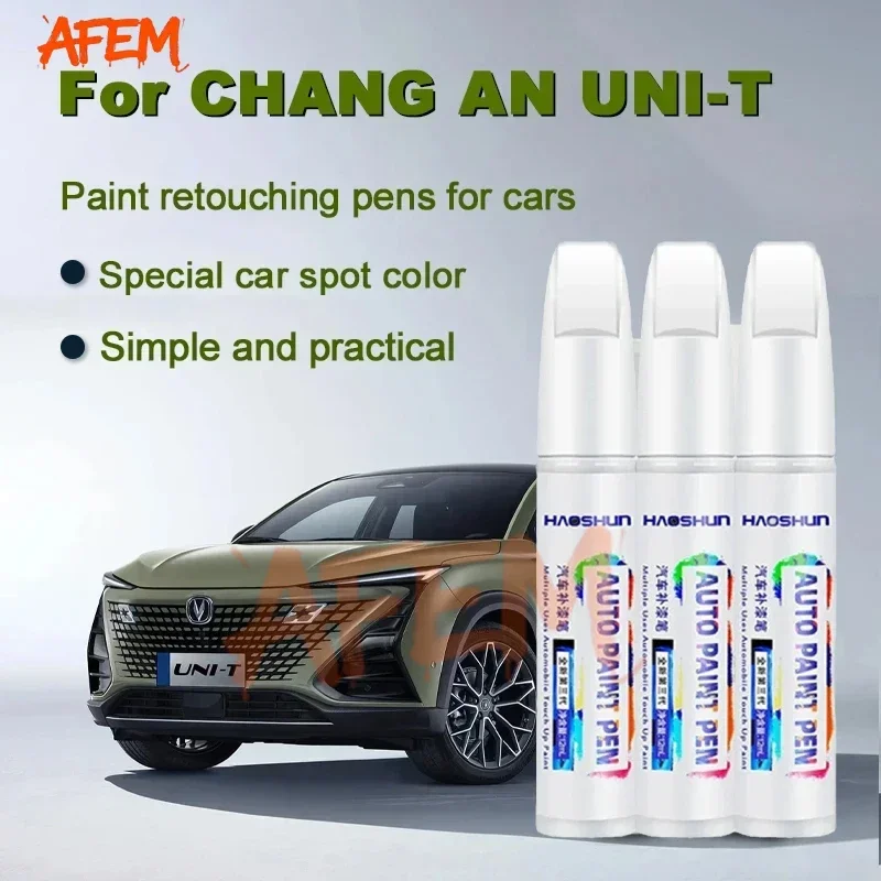 For Changan Uni-T Touch-up Paint Pearl White Interstellar Gray Black for Changan Car Scratch Repair Pen Restoration Accessories