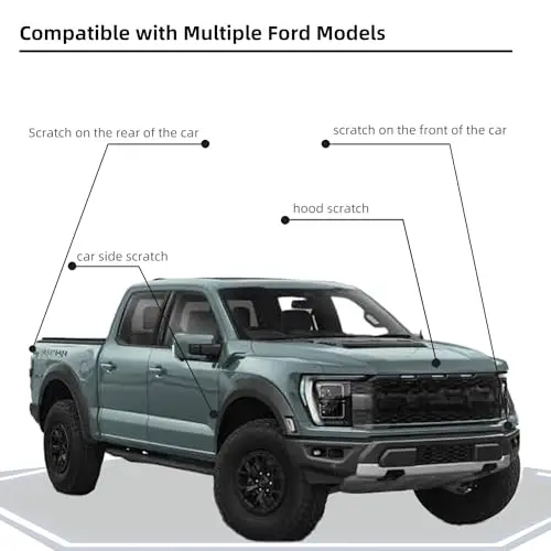 Cactus Gray(NE/M7457) Car Paint Touch Up Pen Compatible with Ford,Automotive Scratch Remover for Nicks&Chips Repair