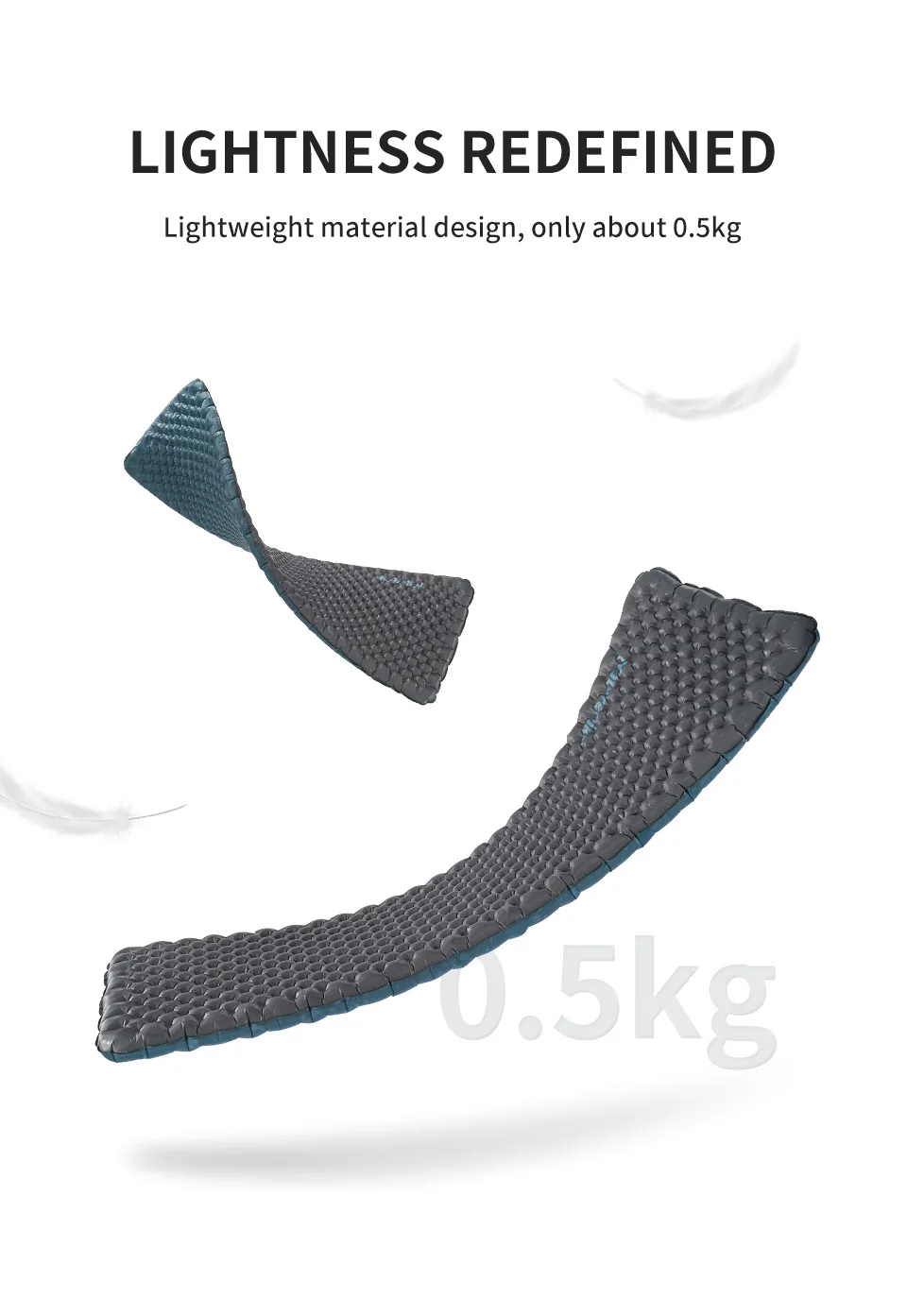 Naturehike 2024 Neue Camping-Luftmatratze 3,5 High R-Wert 4-Jahreszeiten-Ultraleichte Isomatte Tragbare, schnell aufblasbare Outdoor-Matte – Detail 8
