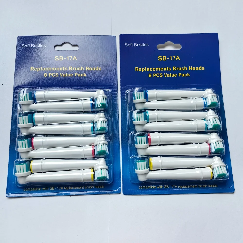 Wholesale 4/8/16pcs Set/lot Electric Toothbrush Head For Oral B PRO 6000 Sensitive Replacement Brush Heads D18 4739 3709