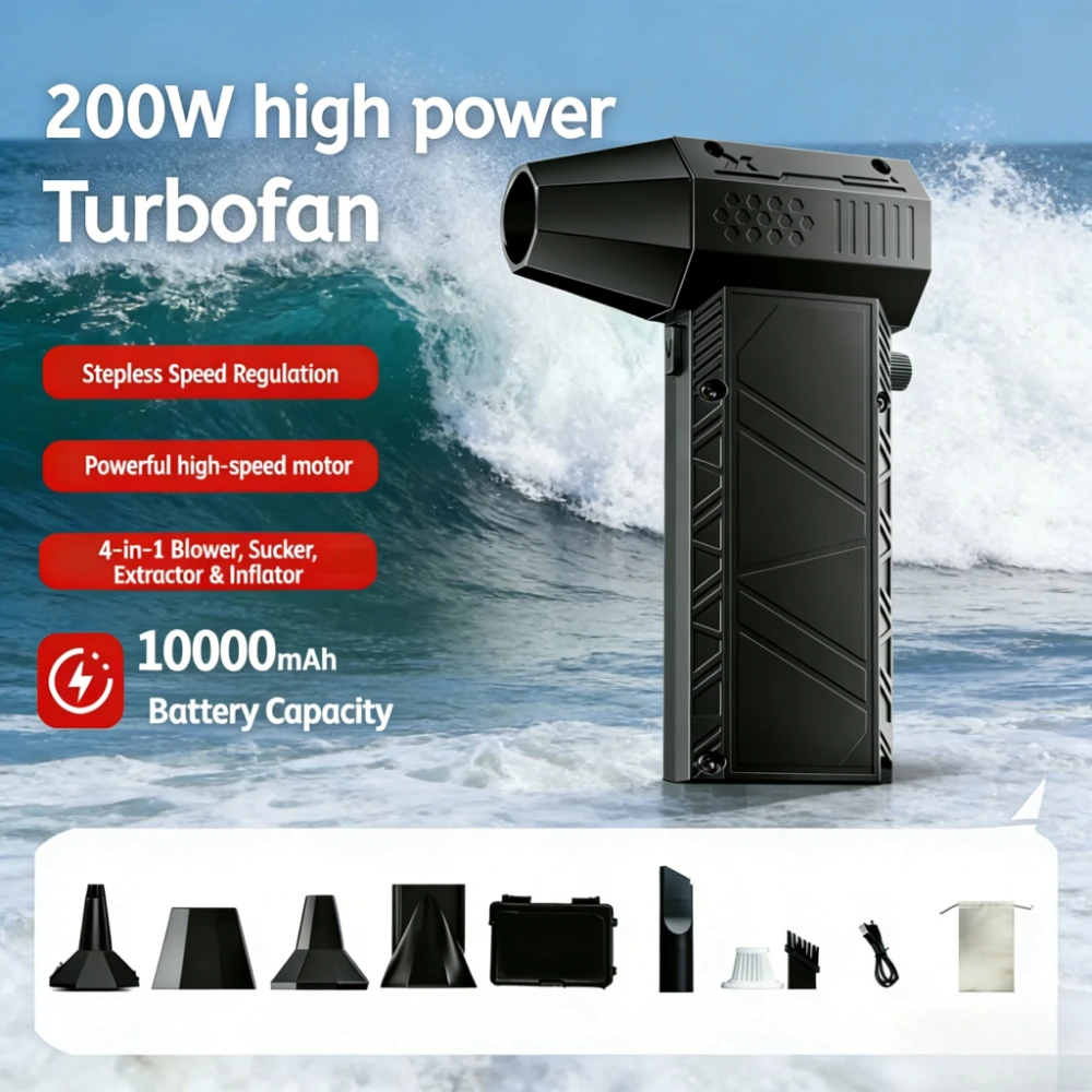 

Турбовентилятор Violent Fan X6: Мощный воздуходув, высокопроизводительный канальный вентилятор, мини-турбовентилятор, мощный ветер, многофункциональный