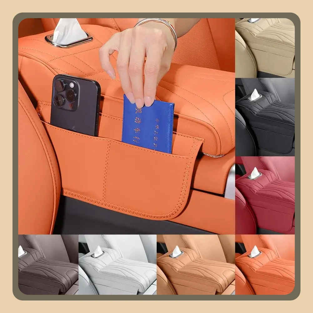 2024-2025-universal-almofada-de-apoio-braco-do-carro-aumento-altura-caixa-couro-saco-protetor-armazenamento-tecido-boxe-accessorie-interior-capa-do-carro