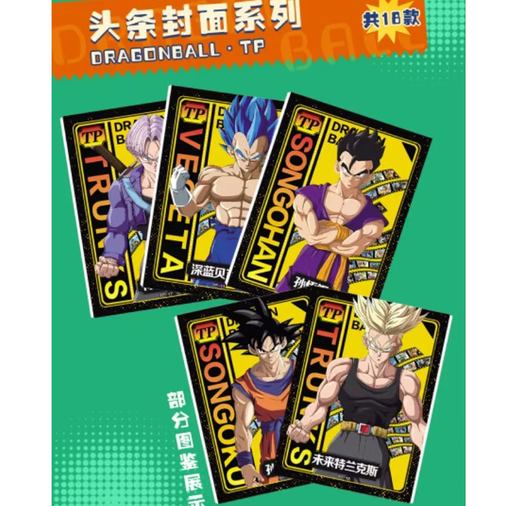 Dragon Ball Cards Shiny Son Goku Saiyan Vegeta TCG Anime Trading Battle Booster Box Game Children Collection Card Gift Toy