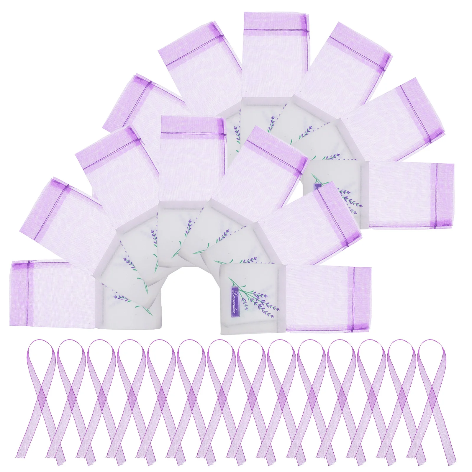 

Sachets Empty Lavender Scented with Printing Pattern Fragrance Bags for Closet Storage Reusable Aromatic Pouches Home Decor Use