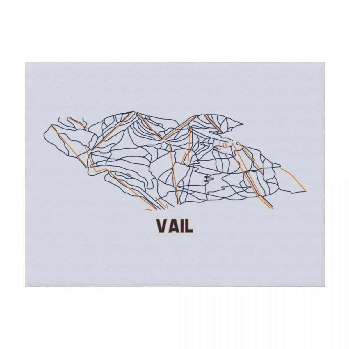 

Одеяло Vail Trail Map, одеяла и пледы, одеяла для диванов, одеяла для волос, украшения диванов