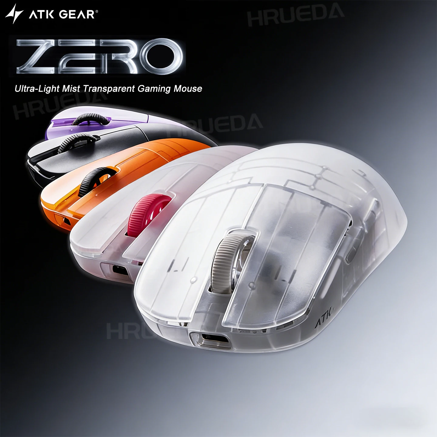ATK ZERO Wireless Gaming Mouse PAW3950Ultra Dual 8000Hz Lightweight Ergonomic Esports Mouse For PC Gamer Valorant Delta Force