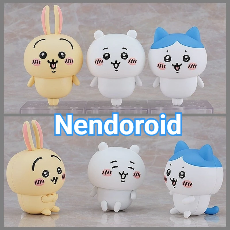 

HOT SALE Anime Chiikawa Nendoroid 2167 Usagi 2168 Hachiware 2169 Desktop Decoration Ornament Toy Collectable Action Figures Gift