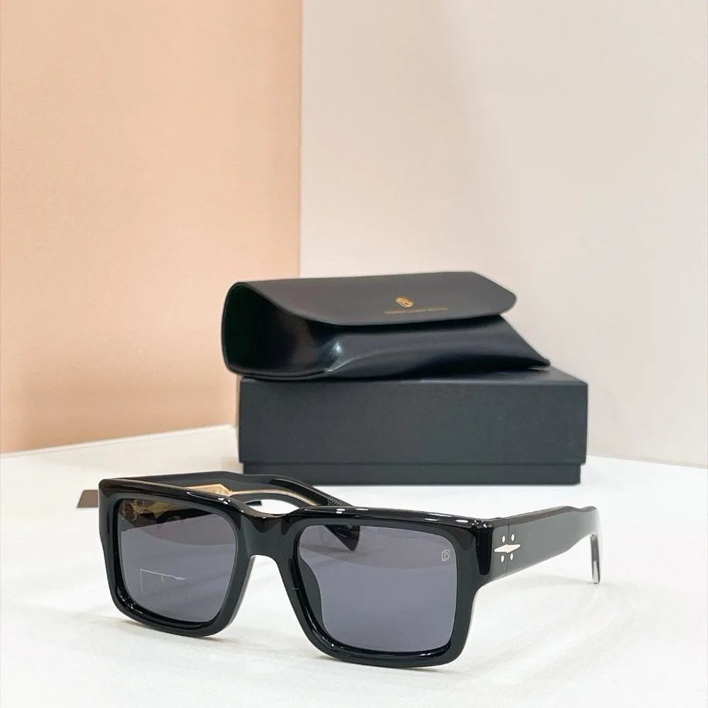Men Square Sunglasses Acetate Rectangular Frame UV400 Gradient Sun Glasses Luxury Retro Fashion Eyewear Outdoor Driving DB7159S