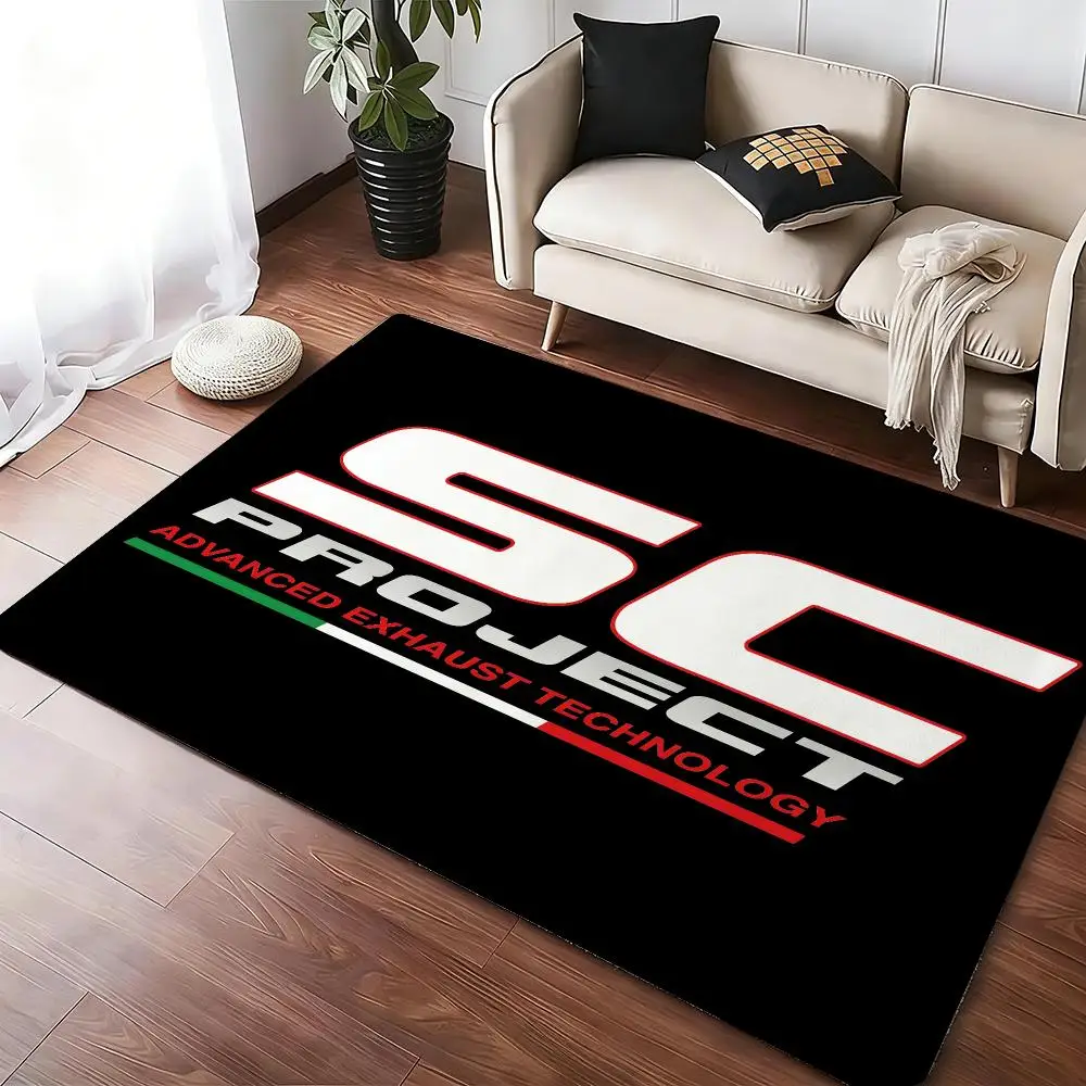 S-C Pro-jects Exhaust Floor Mat Soft Thickened Absorbent Non-Slip Bedroom Living Room Door Mat Home Decor Flannel Rugs
