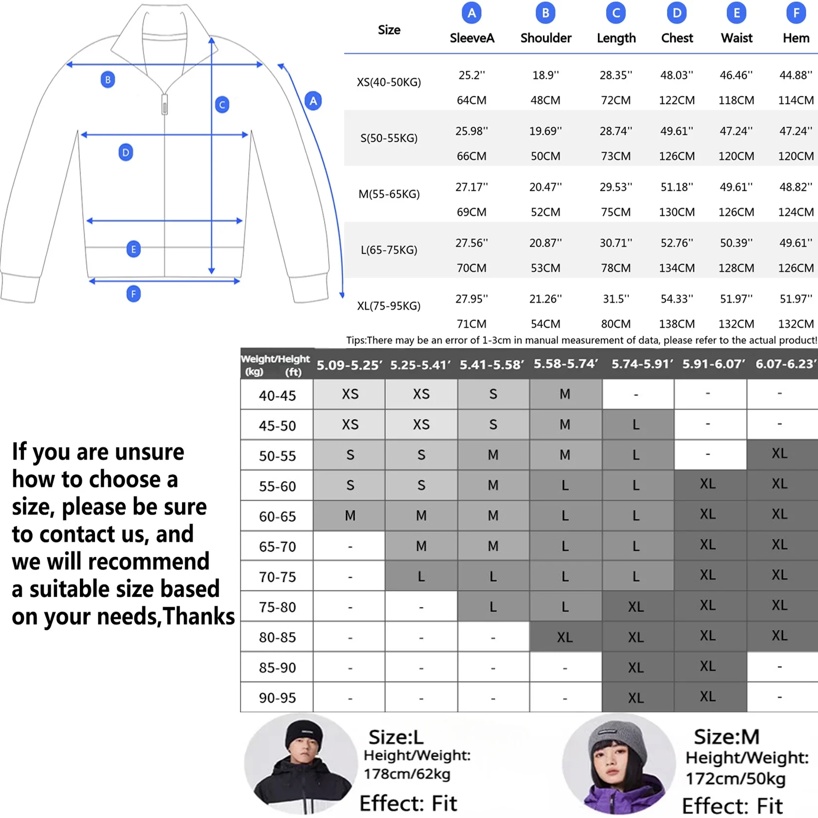 Outdoor Sport Skiing Jacket Winter New Couple Snowboard Tracksuit Cold Coat Man Ski Tops Pro Warm Waterproof Woman Snow Clothes